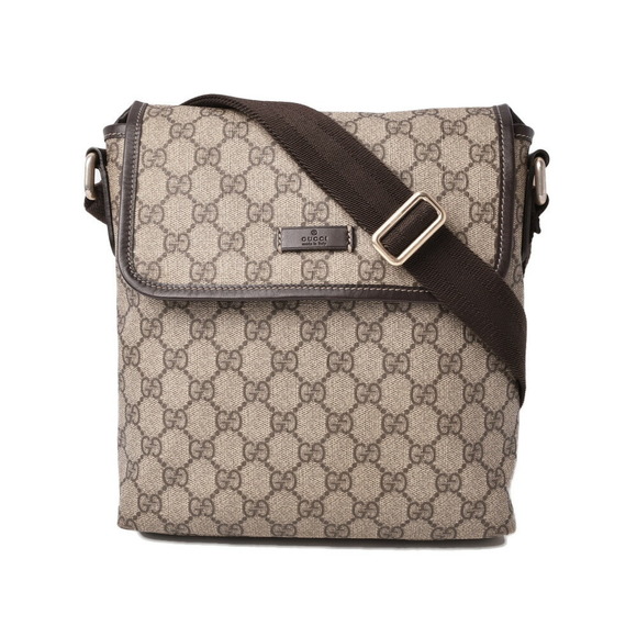 Gucci Handbags - Gucci Shoulder Bag GG Plus Brown Beige